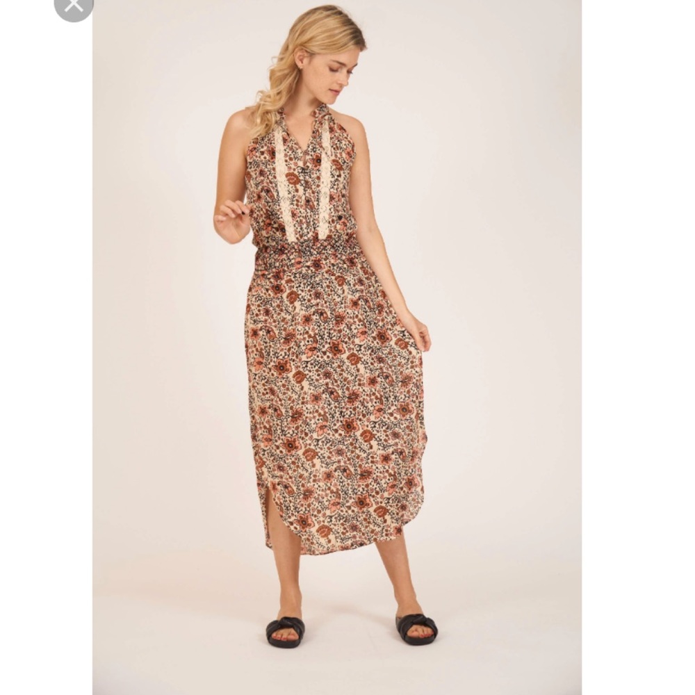 Printed midi dress